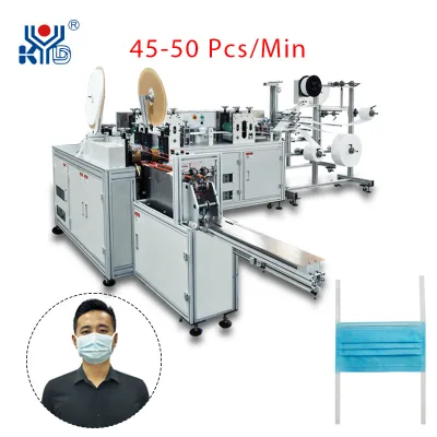 KYD-MF005 PLC-Controlled High Productivity Flat Mask Machine Ultrasonic Welding Full-Automatic Non-Woven Fabrics Production