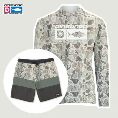 Summer Camouflage Beach Shorts with UPF50+ Sun Protection Lightweight Quick-Dry Outdoor Shorts for Fishing Swimming Custom Print