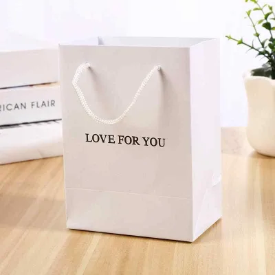 Handmade Eco-Friendly Paperboard Jewelry Bag with Ribbon Custom Logo Printed Luxury Gift Wrap for Watches and Jewelry