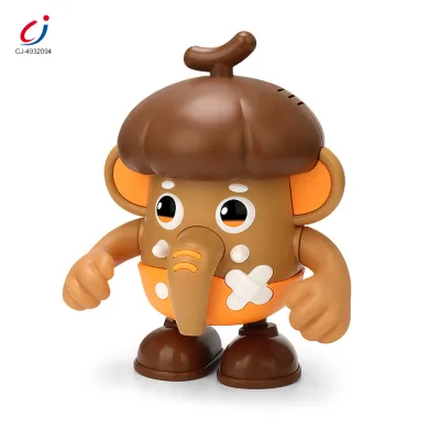 Chengji Electric Walking Elephant Toy Lights Music Tongue Dancing Talking Creative Education Elephant Dancing Toy