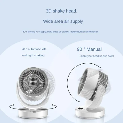Desktop Air Circulation Electric Fan Household Plastic Convection Fan Factory Direct Supply for Air Conditioning