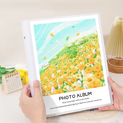 5 Inch 7 Inch 3R Wire Binding PVC Plastic Cover Large Capacity Slip in Photo Album