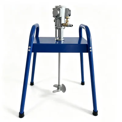 Platform Blender Putty Pneumatic Mixer Paint Liquid Vertical Stirrer Mixing Machine AP-1 5 Gallon OEM 2500 RPM 0.18 M/min Air