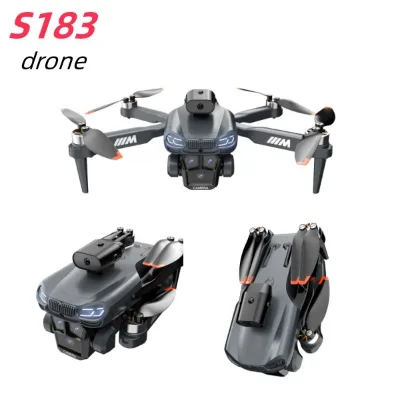 Dual Camera Brushless RC Drone WIFI UAV FPV 4 Sides Obstacle Avoidance Optical Flow Quadcopter Airplane Toys Made Plastic