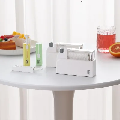 Food-Grade Eco-Friendly Durable Portable Dental Floss Storage Box Automatic Pop-Up BPA-Free Travel Dispenser Home Outdoor Use