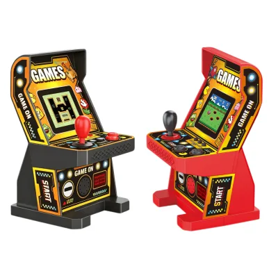 Hot-selling Boys Plastic Color Screen Retro Classic Puzzle Arcade Game Machine with Multiple Modes Desktop Toy for 5 to 13 Years