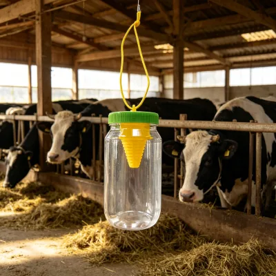 Large Capacity Fruit Fly Trap for Vineyard Fruit Garden Chicken Coop and Farm Reusable Plastic Bottle Wholesale