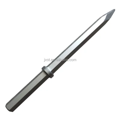 Pneumatic Rock Drill Chisels Alloy Steel Forging Crushing Chisels For Removing Welding Slag, Air Hammers For Chiseling