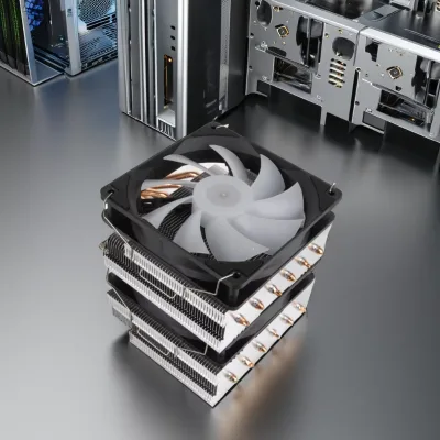 Custom-Made T-600Plus CPU Cooler Modern Latest Design for Efficient Processor Cooling Quiet Running & Quick Mounting