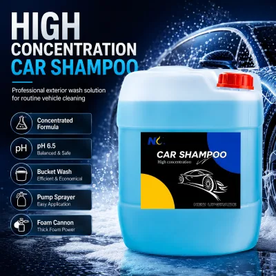 Concentrated Car Shampoo One Formula for Bucket Wash Pump Sprayer and Foam Cannon Professional Car Detailing