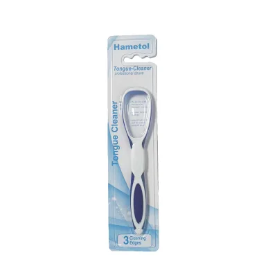 Wholesale Tongue Scraper Cleaner Plastic Tongue Scraping TPR+PP Oral Care Soft Rubber