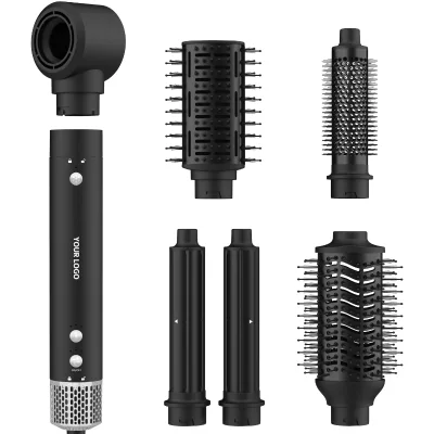 MeStar High Performance Professional 110,000 RPM Digital Motor Multi Styler 6 in 1 High-Speed Hair Dryer Brush for Salon Results