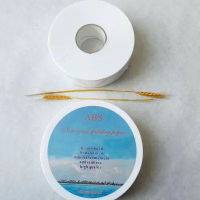 Chinese Premium Quality Factory Wholesale 100% Polyester Disposable Waxing Roll 7cm*100m White 70gsm Hair Removal Spa Beauty