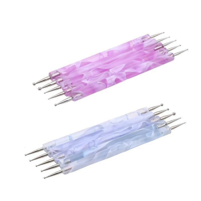 Dotting Nail Brush Beautiful Acrylic Nail Art Two Head Brush Nail Art Dotting Pen