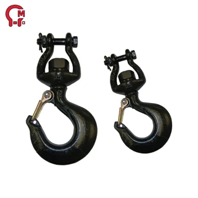 HLM S-3316 Steel Replacement Hook Swivel Jaw Hoist High Load Capacity Easy Installation Spare Part for Material Handling Rigging