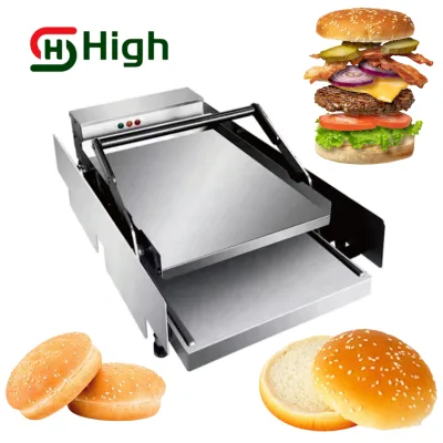Commercial Electric Burger Bun Toaster for Restaurant Professional Industrial Stainless Steel Toaster