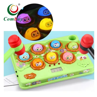 Voice English Music Education Plastic Hammer Mole Game Hit Me Toys for 5 to 7 Years