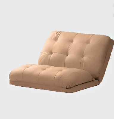 Factory Ready Single-person Double-folded Two-in-one Bedroom and Living Room Lazy Sofa