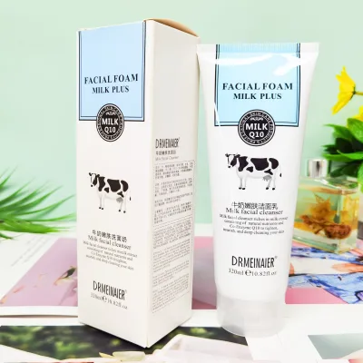 Organic Milk Facial Cleanser Herbal Deep Cleansing Moisturizing Nourishing Brightening for All Skin Types for Dry Skin-Wholesale
