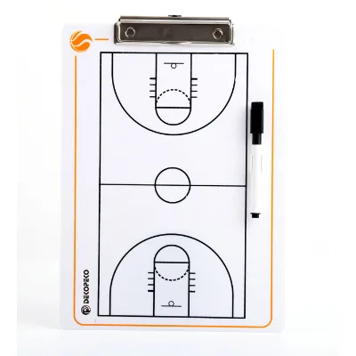 White Double Side Customized 31.5*22.4cm Size Printed Basketball Clipboard for coach