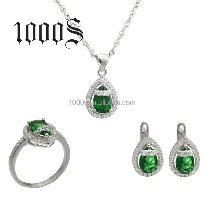 Hot Sale Jewelry Set, Silver Jewelry Set, Necklace, Earring, Ring