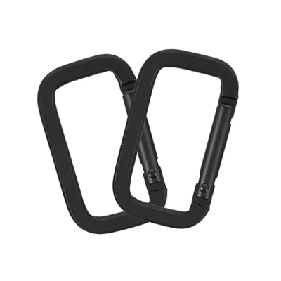 Wholesale Aluminum Square Shape D Type Flat Carabiner D Shape Carabiner