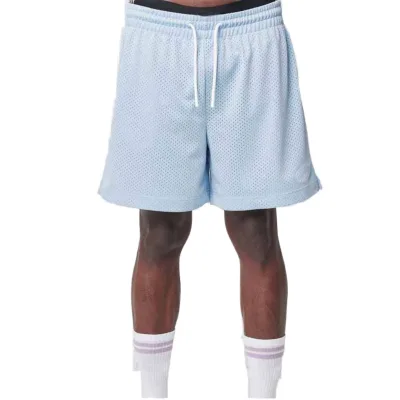 Custom  Hot Selling Customized Logo Street Low Men's Gym Basketball Shorts Quick-Dry Pocket Drawstring Shorts