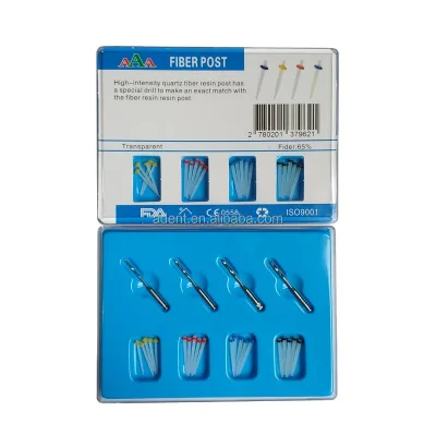 Hot Selling Factory Price Dental Glass Fiber Post 20 Pieces and 4 Drills Teeth Filliing Materials Dental Drill