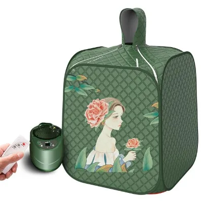 Portable Folding Single Sauna Room Mobile Sweat Evaporation Slimming  Sauna Box with Arms Out for Weight Loss Detox