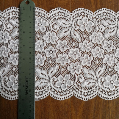 90% Nylon with 10% Spandex Stretch Lace Raschel lycra Lingerie Fabric