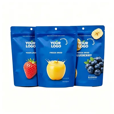 Proof Ziplock Custom Mylar Pouches with Matte Finish, Reusable Resealable Packaging Bags for Candy, Gummies, Tea and Pet Treats