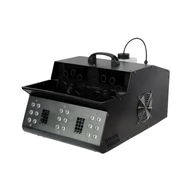 2000w Bubble Fog Machine With 18x3W LED Rgb 3 in 1 Remote Control DMX512 Bubble Machine Stage Effect LED Fogger