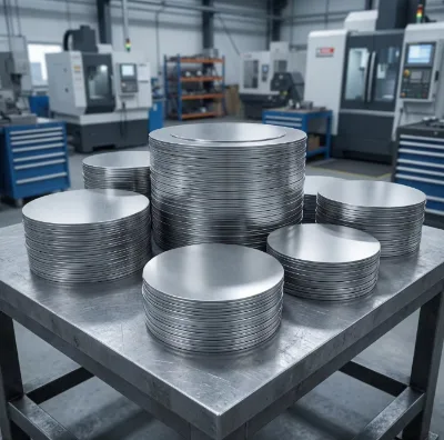 Non-Toxic 8011 3003 5052 Aluminum Circle Disc for Food Storage Cover 250mm Aluminum Round Disc