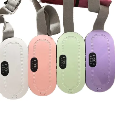Digital Rechargeable Warm Belly Belt Wireless Heating Waist Wrap Lightweight Heat Therapy Device for Girls Period Cramp Relief