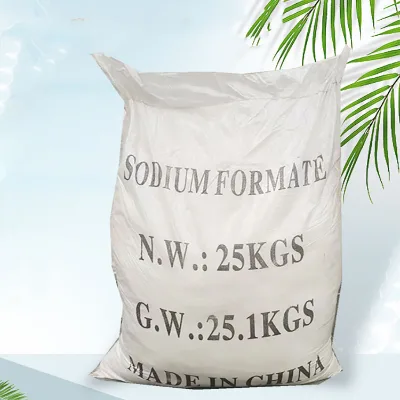 Food Industrial Plasticized Printing Dyeing Mordant Auxiliary 95%/98% Sodium Formate White Crystal Powder for Water Treatment