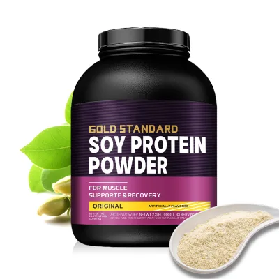 Oem Production and Custom logo Muscle Protein Supplement Nutritional Powder High Content Immunity Soy Protein Powder