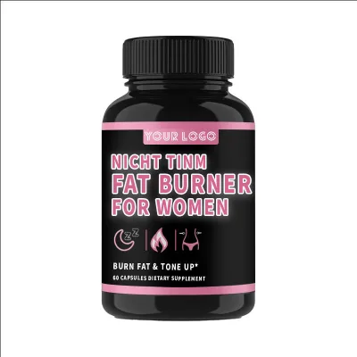 Private Label Slimming Pills Fat Burner Capsules for Night Time Metabolism Weight Loss Detox for Pregnant Not Women