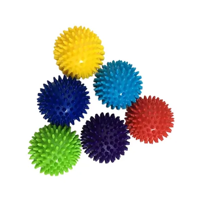 Gym Spike Ball Acupressure Therapy Massage Balls for Hand/Body/Leg/Arm Fitness Kids Outdoor Toys PVC Yoga Accessories Portable