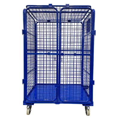 High Quality Custom Ergonomic Adjustable Shelves Metal 2-Layer Logistic Trolley for Optimal Storage and Transport Efficiency