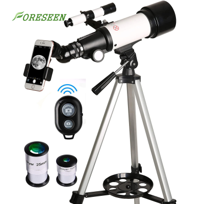 Professional Outdoors Astronomical Telescope with 70mm Landscape Lens Star-Watching and Spotting Scopes Refractor Type