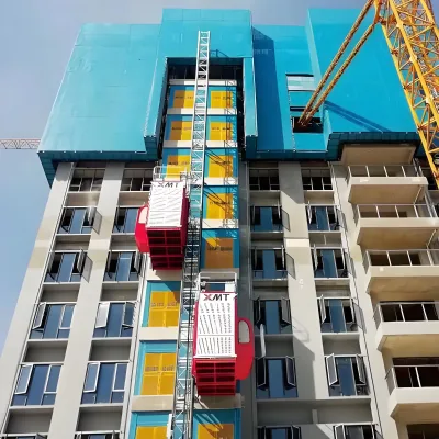 SC200 Series 2T 3T Passenger Elevator Core Motor/Engine/Pump Construction Lifting Machine for Building Construction Sites
