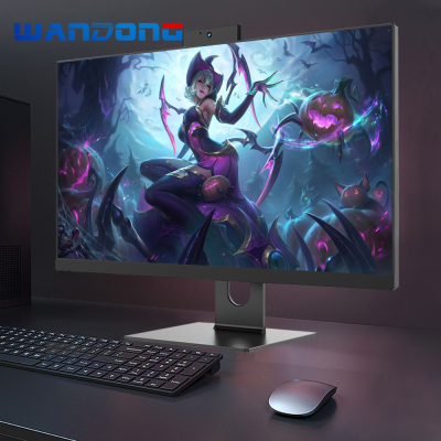 Fixed or Rotating Stand Base 24inch K6 With Touch Screen Monoblock Desktop PC Computer All in One