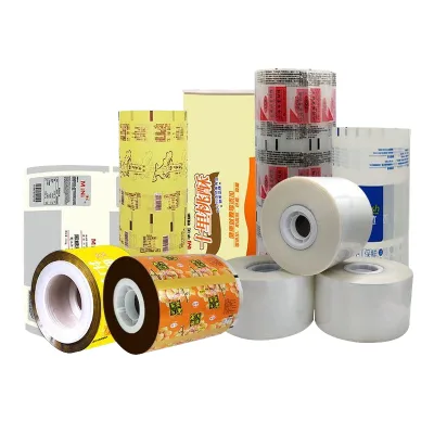 Custom Printed Food Grade Plastic Roll Film Heat Seal Laminated Moisture Proof Mylar Pouch for Snacks Candies Bread Spice Powder