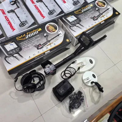 The High-precision Gold Finder Hunter2000 Metal Detector Gold Diamond Sliver Cooper Metal Detector with Good Price  GoldDetector