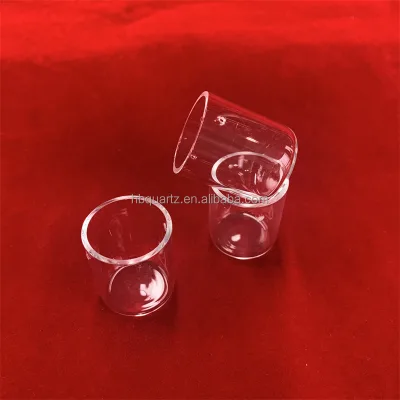 High Quality clear Silica Crucible With Hole