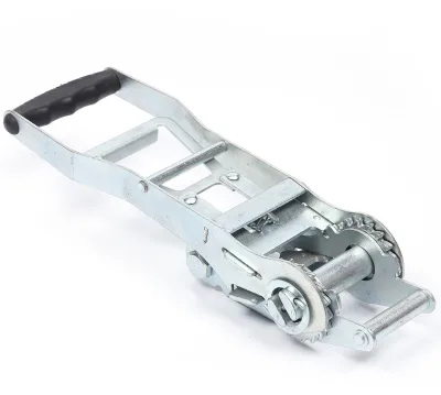 Custom Professional 2 Inch Cargo Lashing Belt 5T Ratchet Buckles Tie Steel Cam Belt Baoying BYRB5018 Zinc Painted Logo Printing