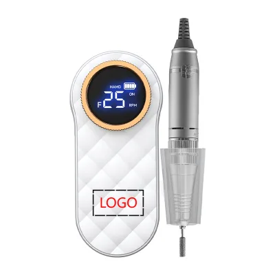 Customizable Cordless Machine 35000rpm Speed USB US Plugs Featuring Brushless Motor Plastic Nail Drill