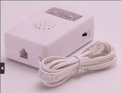 Telephone Flasher Ringer White color