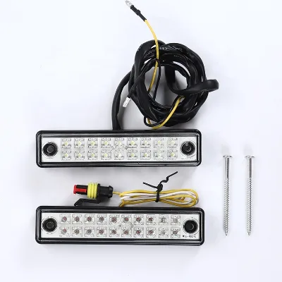 New 12V/24V Waterproof Tractor Trailer LED Reverse Indicator Light with 18 LEDs 3W Power ECE/CCC Certified for Trucks