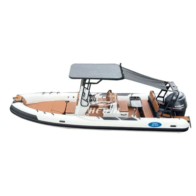 Hedia Aluminum Rib Boat 700 Boat 22ft Hard Top